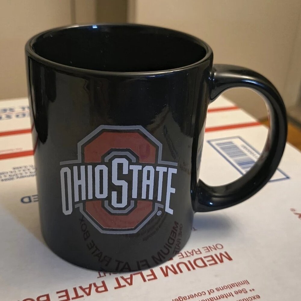 Collegiate Licensed Product Ohio State Ceramic 11OZ Mug Black/Red /White /Gray